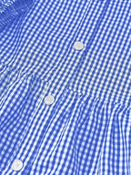 Women’s Tiered Gingham Shirt Dress