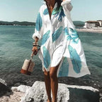 Women’s Oversized Long Sleeve Shirt Dress