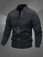Men’s Lightweight Zip-Up Bomber Jacket