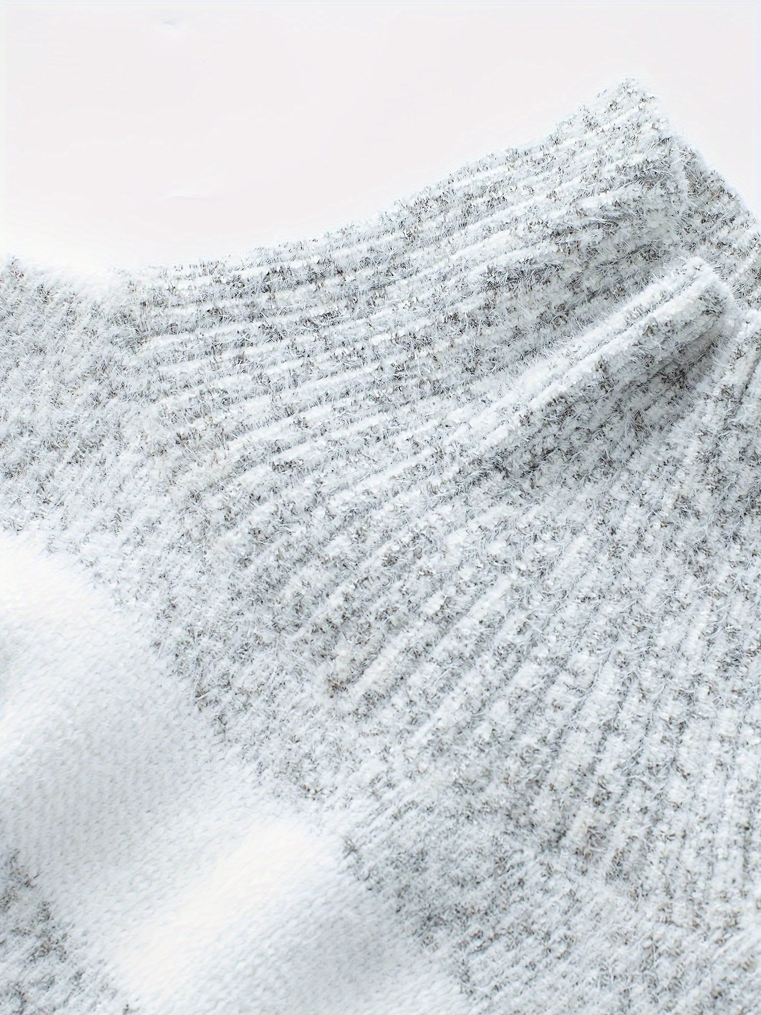 Women’s Turtleneck Sweater with Ribbed Cuffs