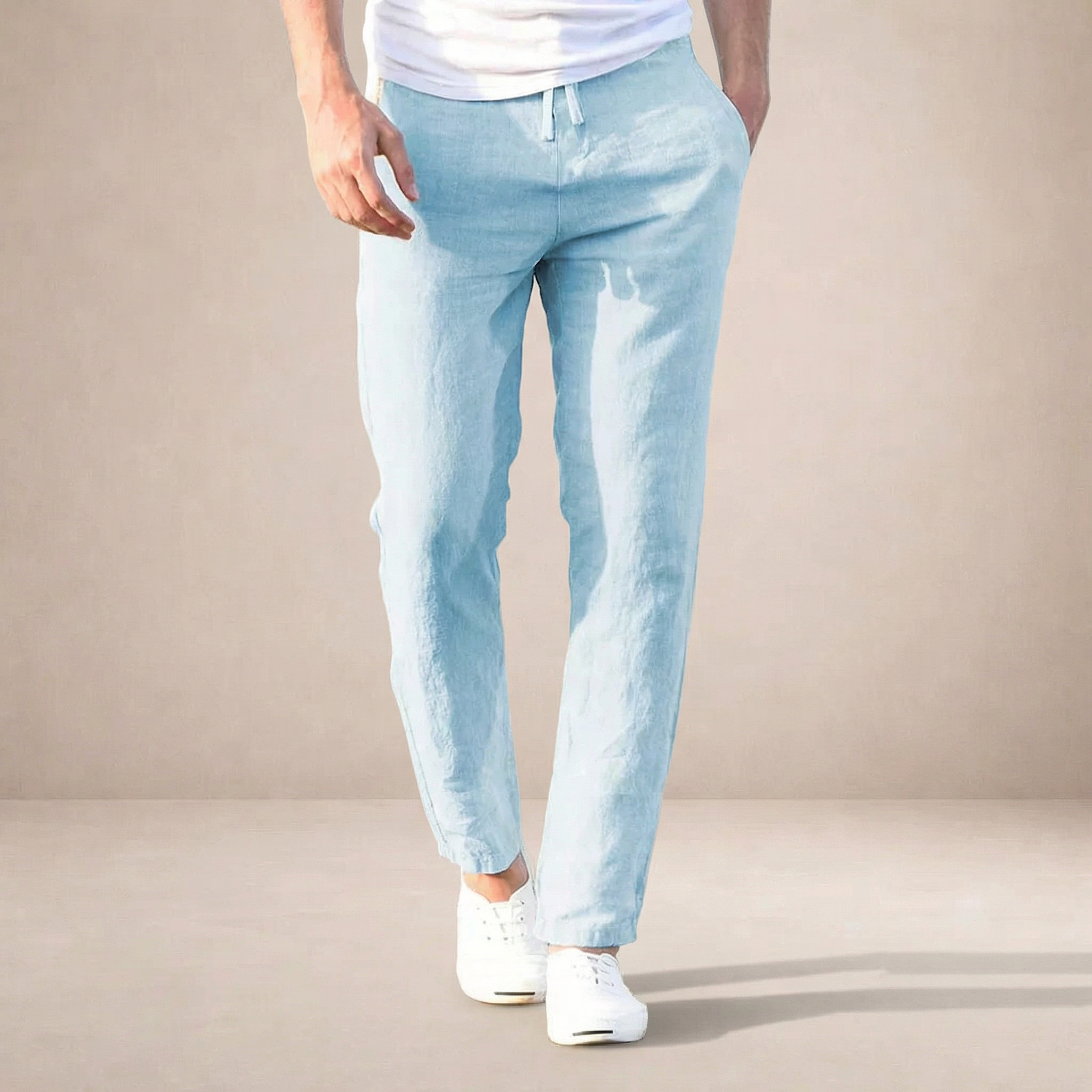 Men's Tapered Fit Casual Trousers