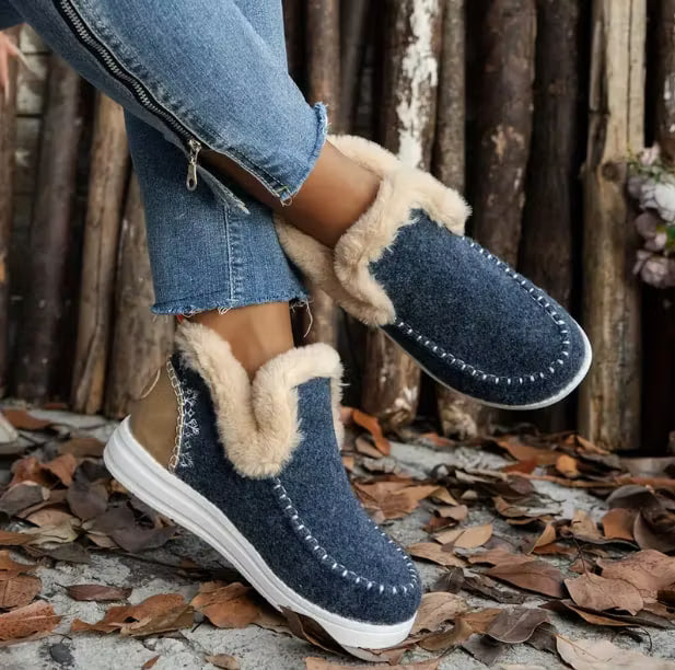 Women’s Stitched Slip-On Shoes