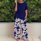 Women's 2 Piece Wide Leg Pant Set