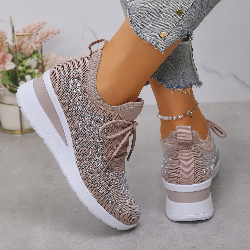 Women’s Embellished Wedge Sneakers