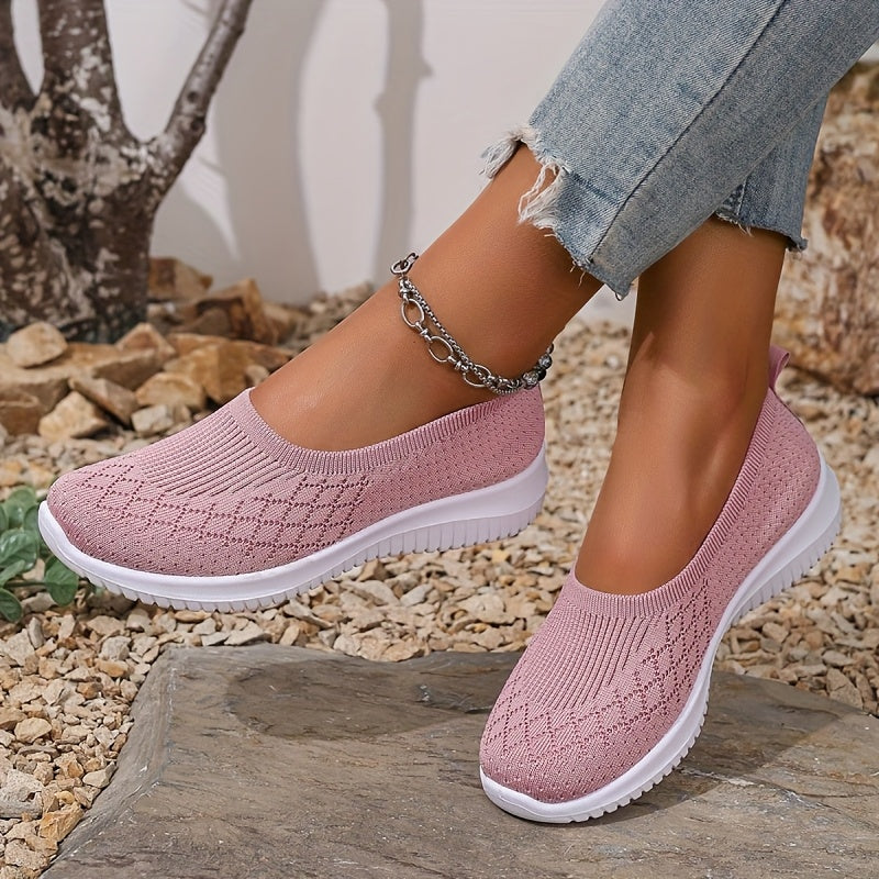 Women’s Knit Slip-On Walking Shoes