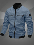 Men’s Lightweight Zip-Up Bomber Jacket