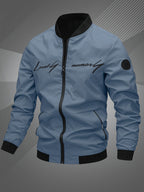 Men’s Lightweight Zip-Up Bomber Jacket