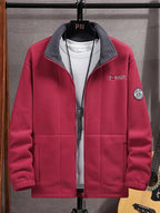 Men’s Full-Zip Stand Collar Jacket