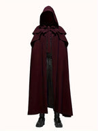 Men’s Halloween Hooded Dark Villain Cape