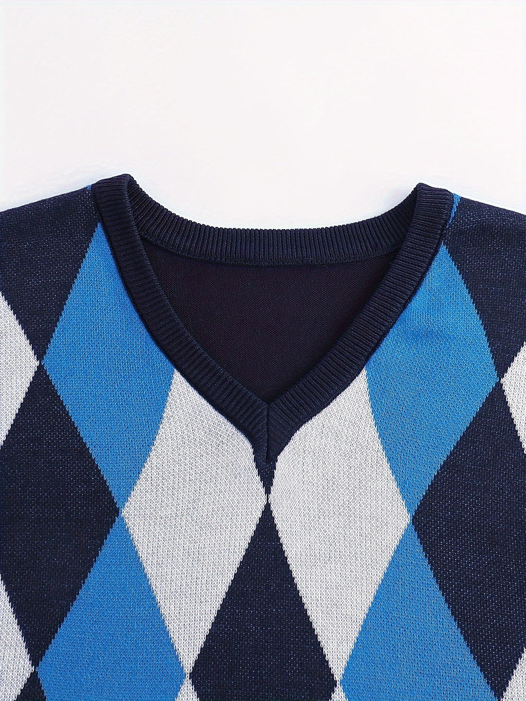 Men’s Stylish Argyle Sweater Vest