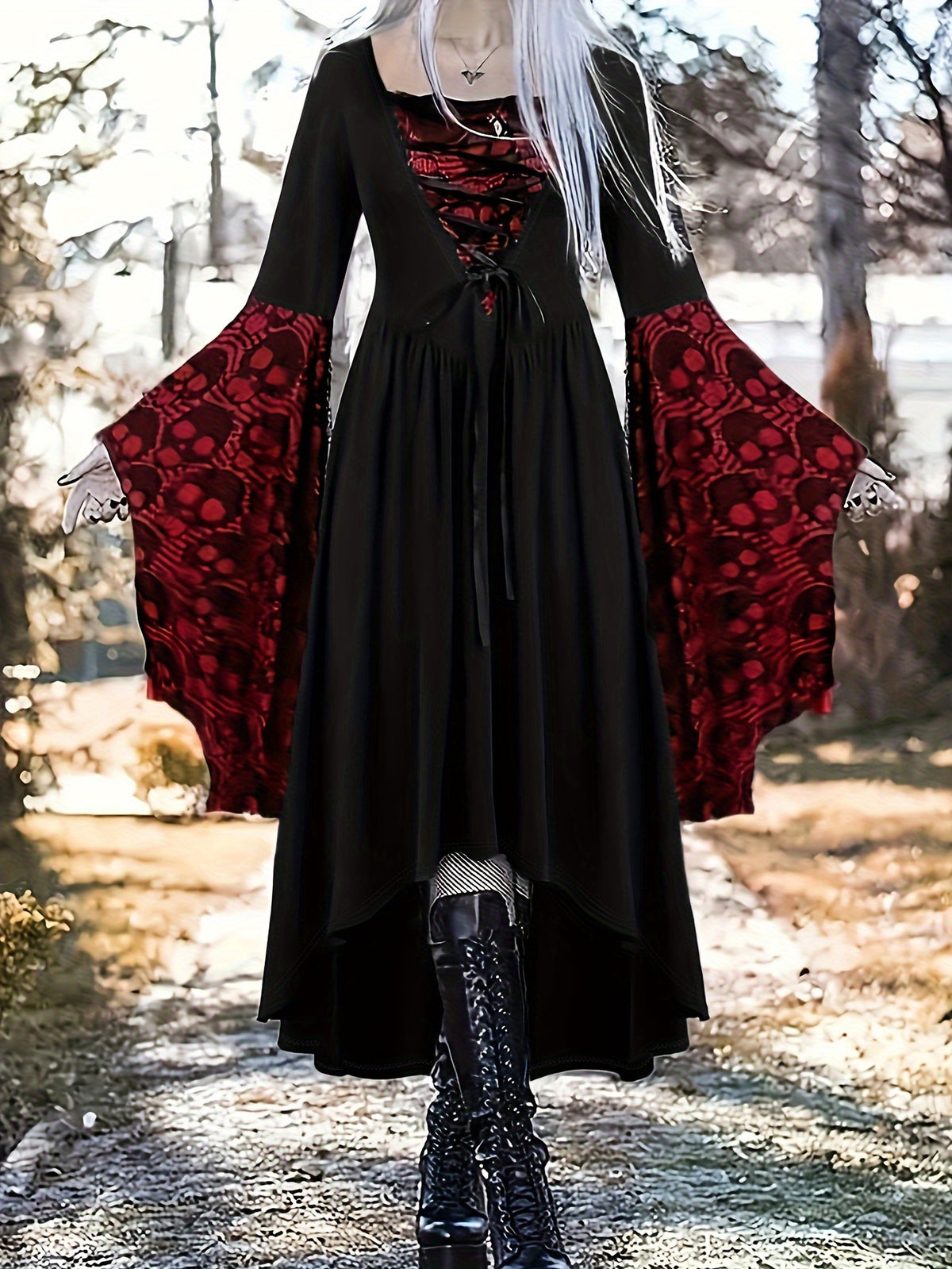 Women’s Halloween Gothic Vampire Dress