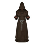 Unisex Halloween Hooded Monk Costume Robe
