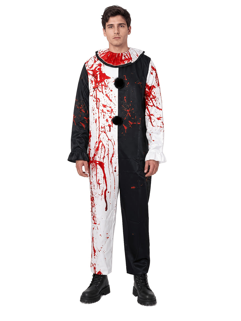 Men’s Halloween Bloody Clown Costume