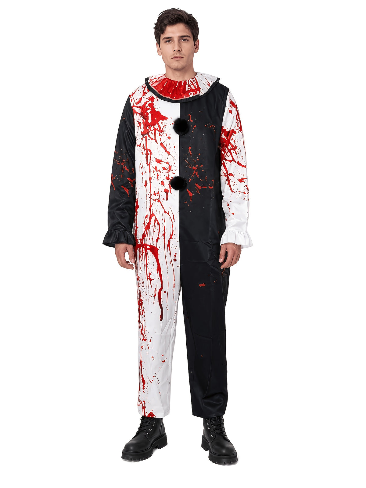 Men’s Halloween Bloody Clown Costume
