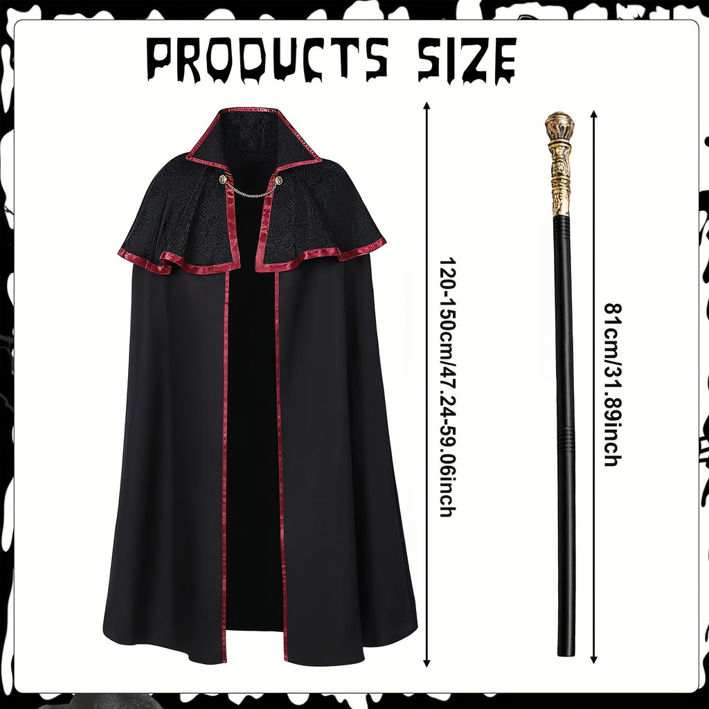 Men’s Halloween Vampire Costume Cape