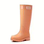 Women's Tall Rain Boots with Lug Sole