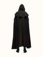 Men’s Halloween Hooded Dark Villain Cape