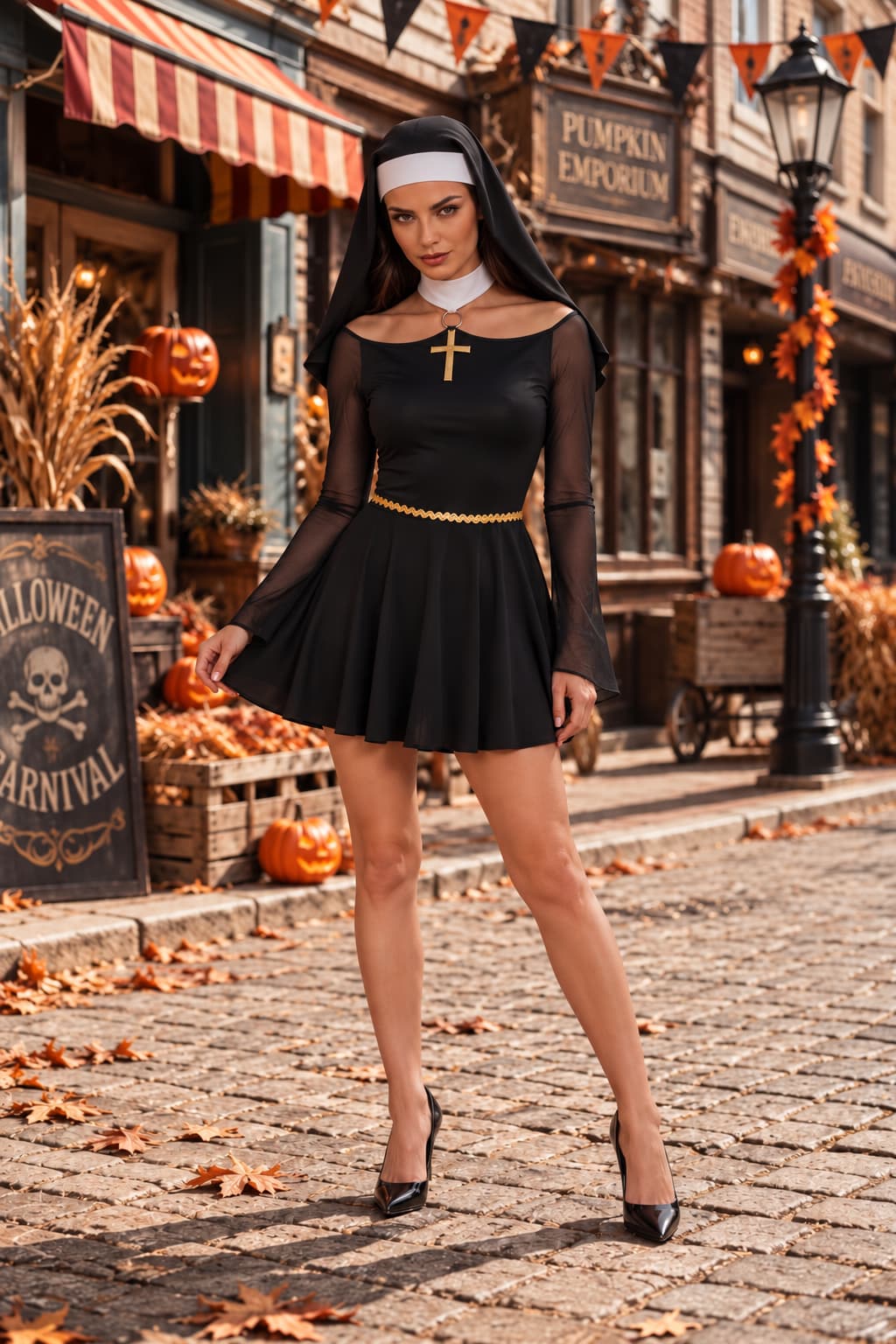 Women’s Sexy Halloween Nun Costume