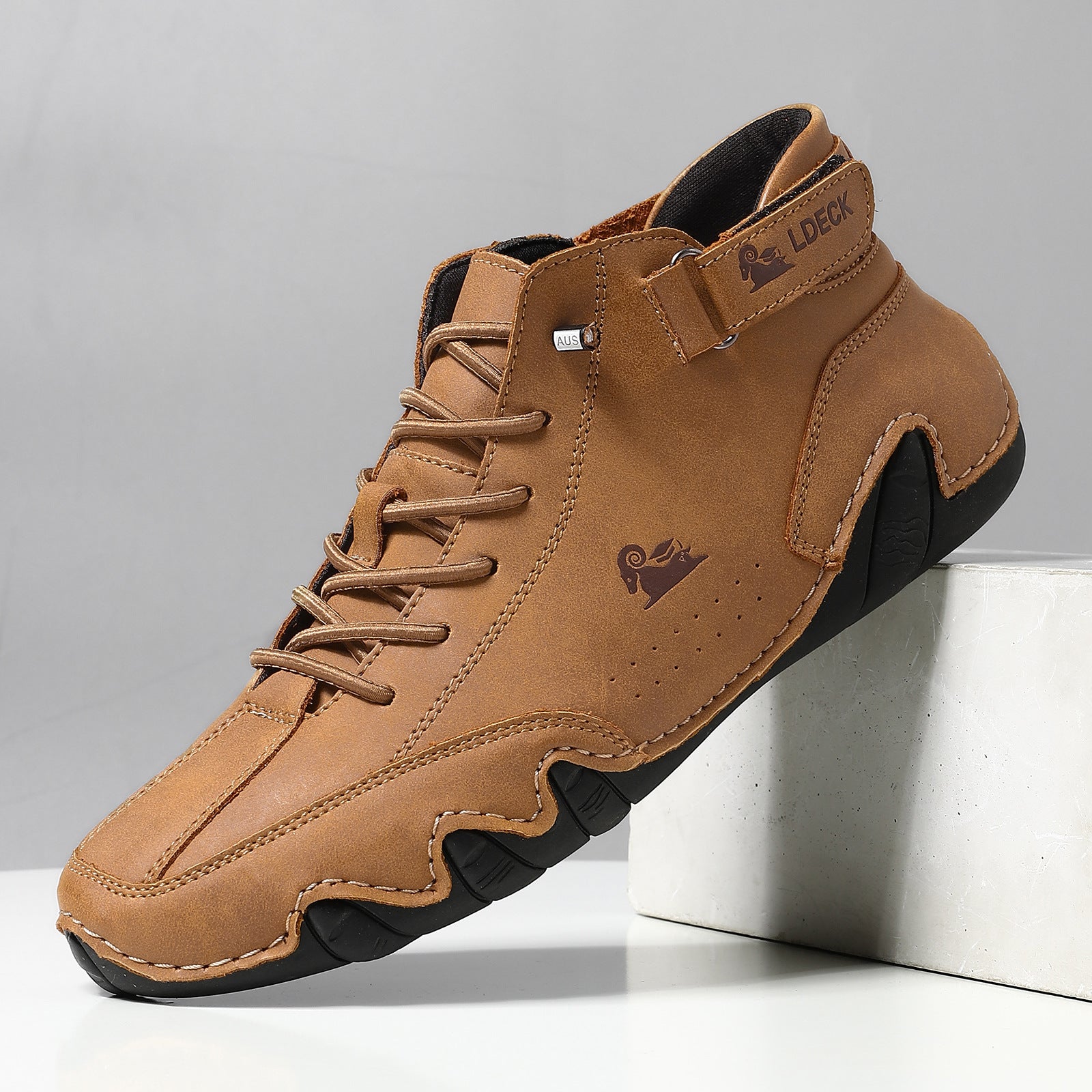 Women's Leather High Top Sneakers