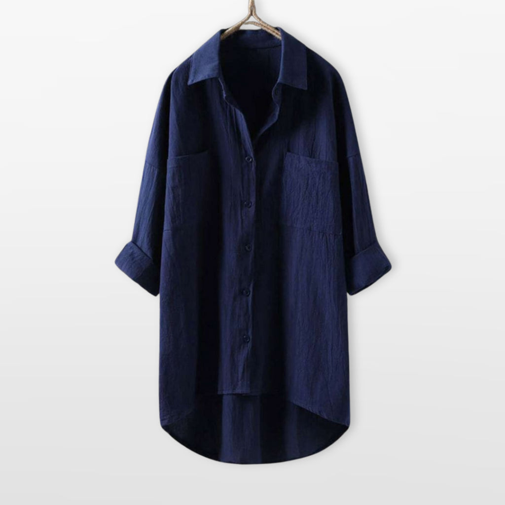 Women’s Button Up Shirt Relaxed Fit Blouse