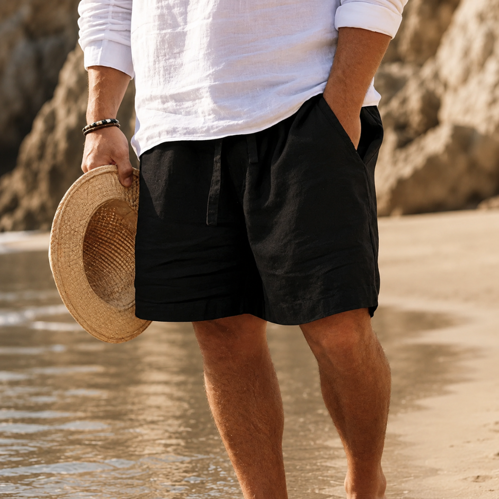Men's Casual Linen Shorts