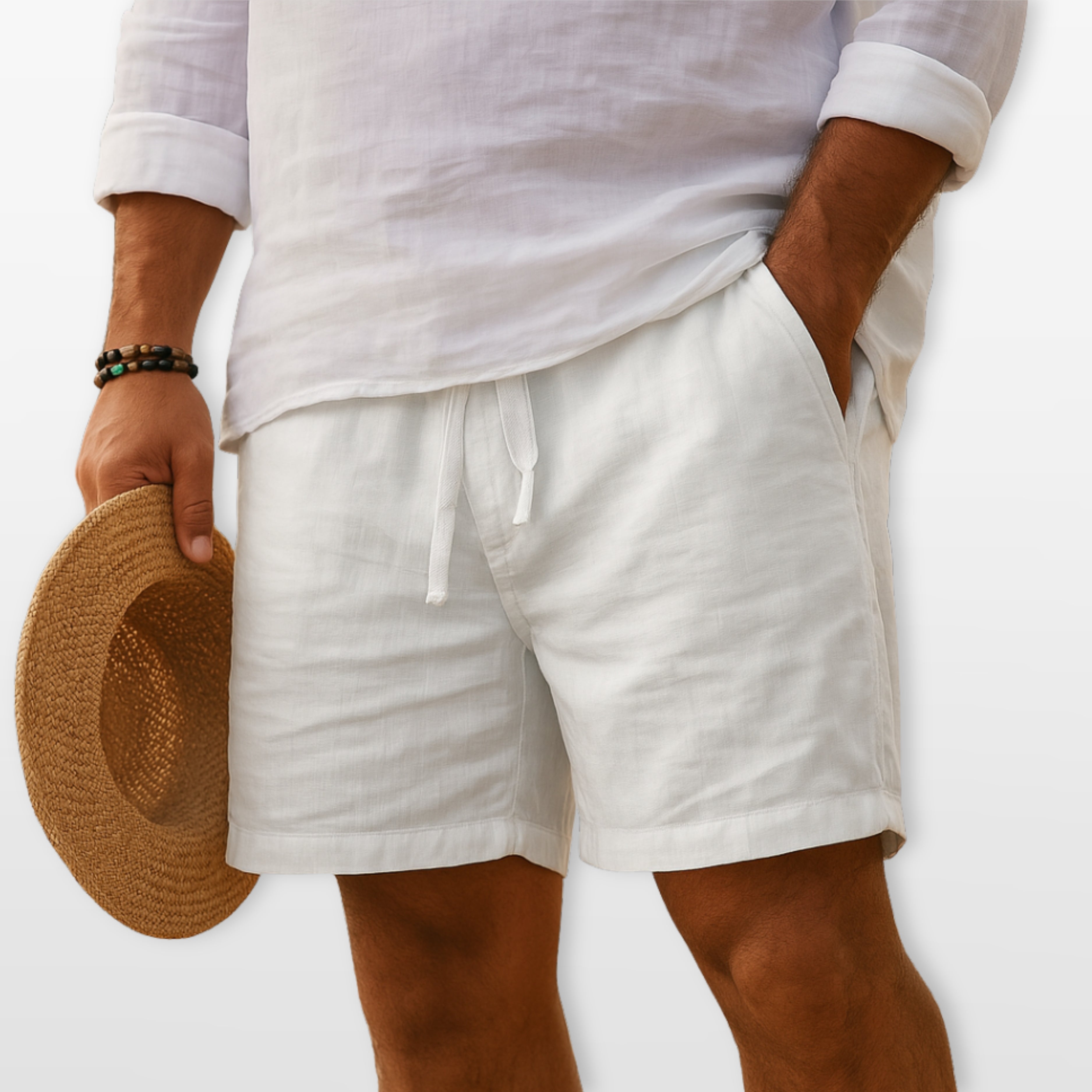 Men’s Drawstring Shorts Relaxed Summer Fit