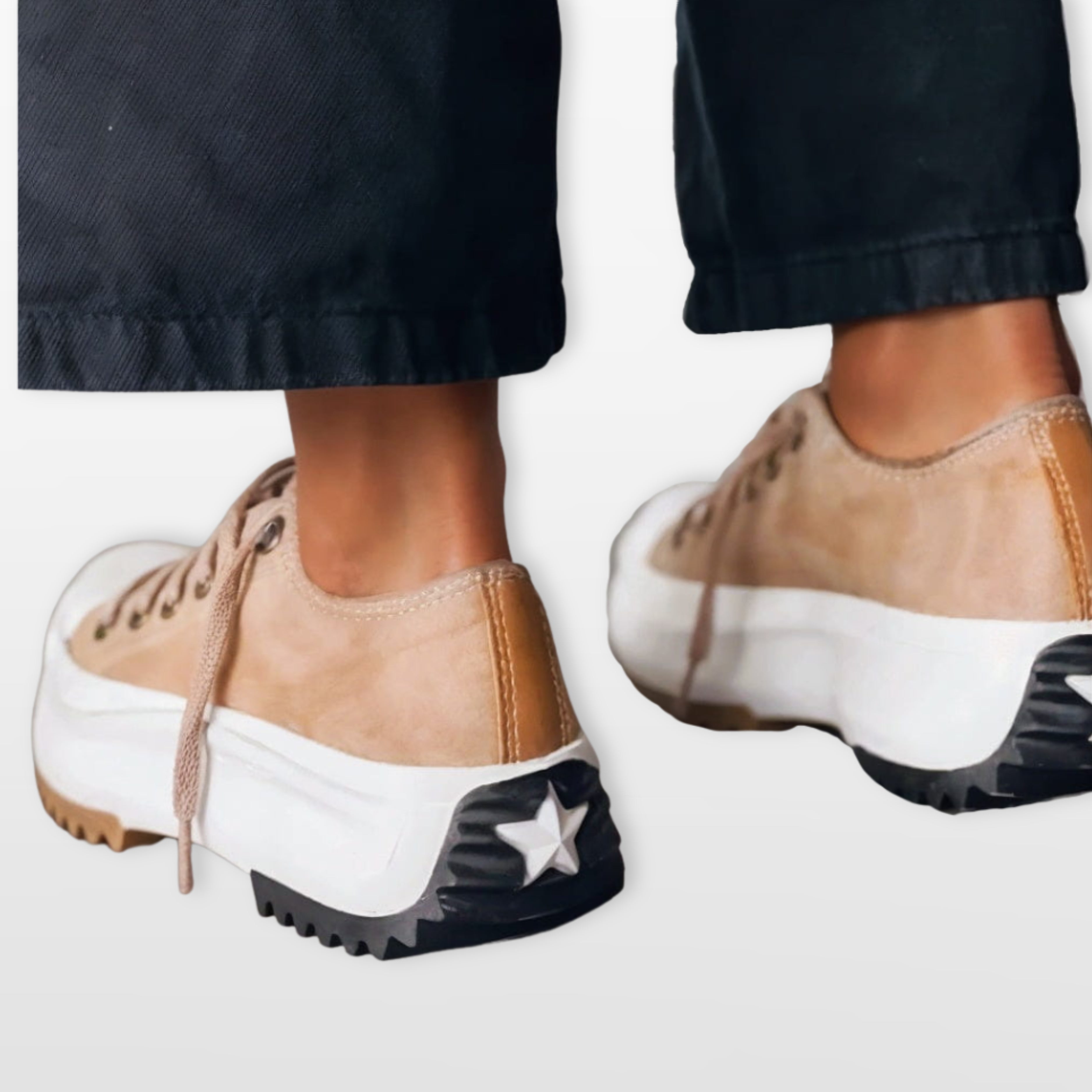 Women Platform Lace Up Sneakers