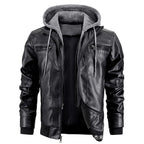 Men's Hooded Short Zip Jacket