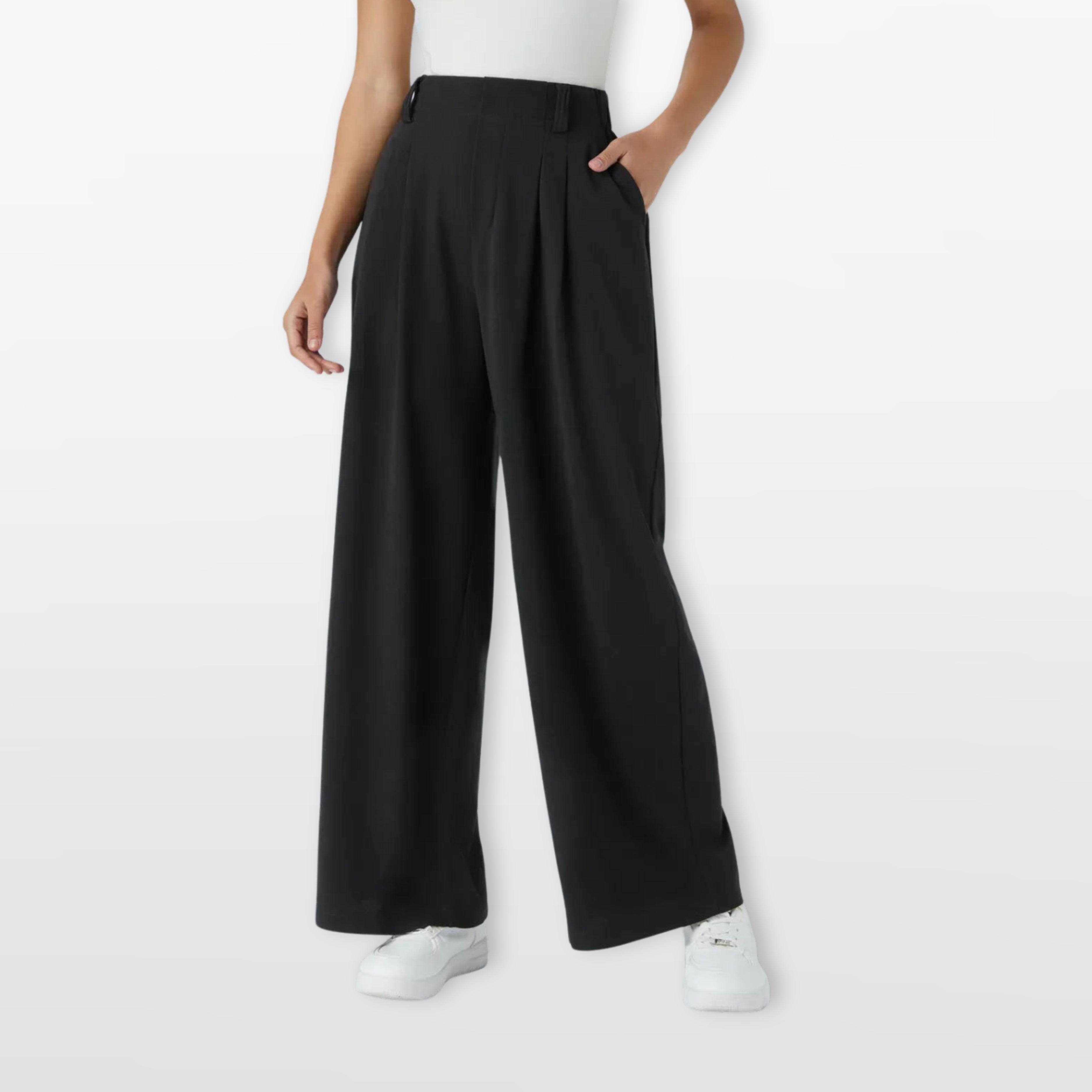 Women’s Wide Leg Pants High Waisted Pleated