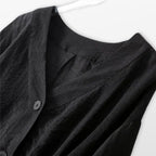 Women’s Linen Button Blouse Oversized Fit