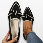 Women Orthopedic Pointed Toe Knot Loafers