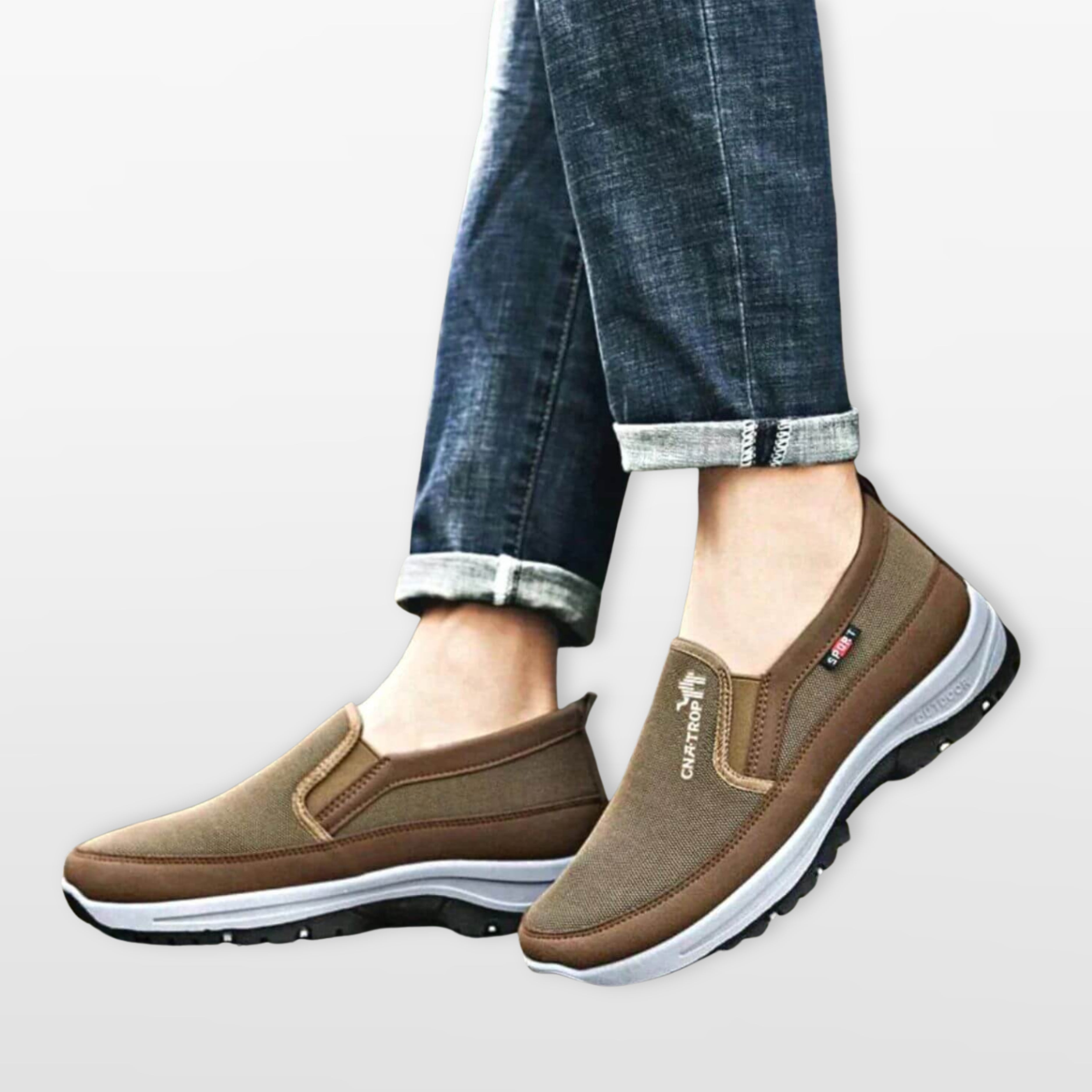 Men’s Orthopedic Slip On Shoes Outdoor Grip