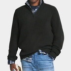 Men’s Ribbed Quarter-Zip Sweater