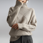Women's Textured Knit Crew Neck Sweater