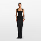 Women’s Bodycon Maxi Dress Lace Up