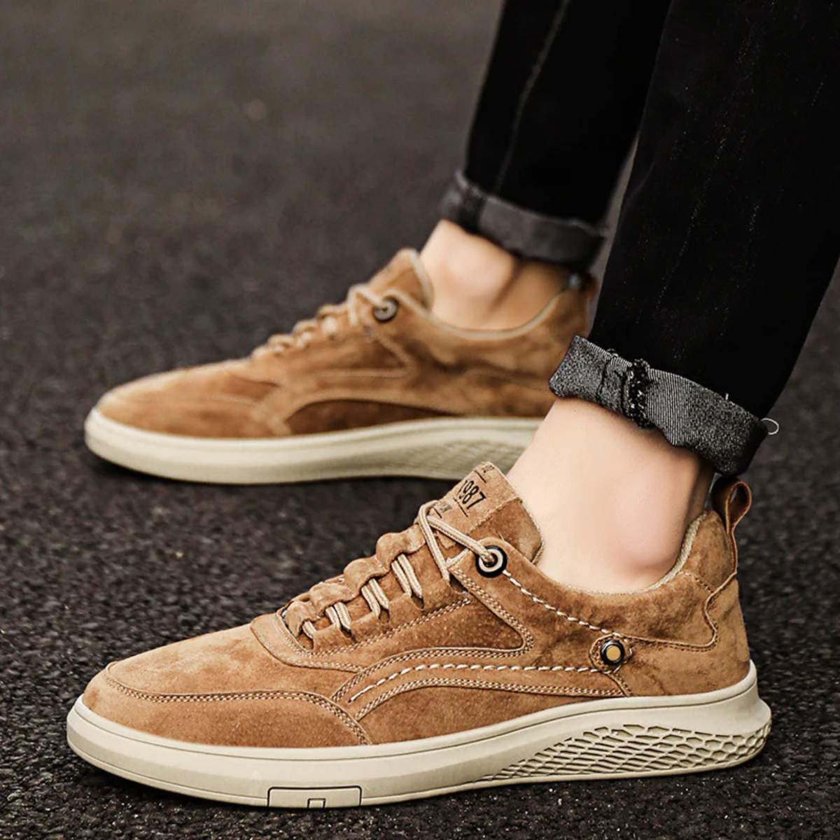 Men Casual Lace Up Street Sneakers