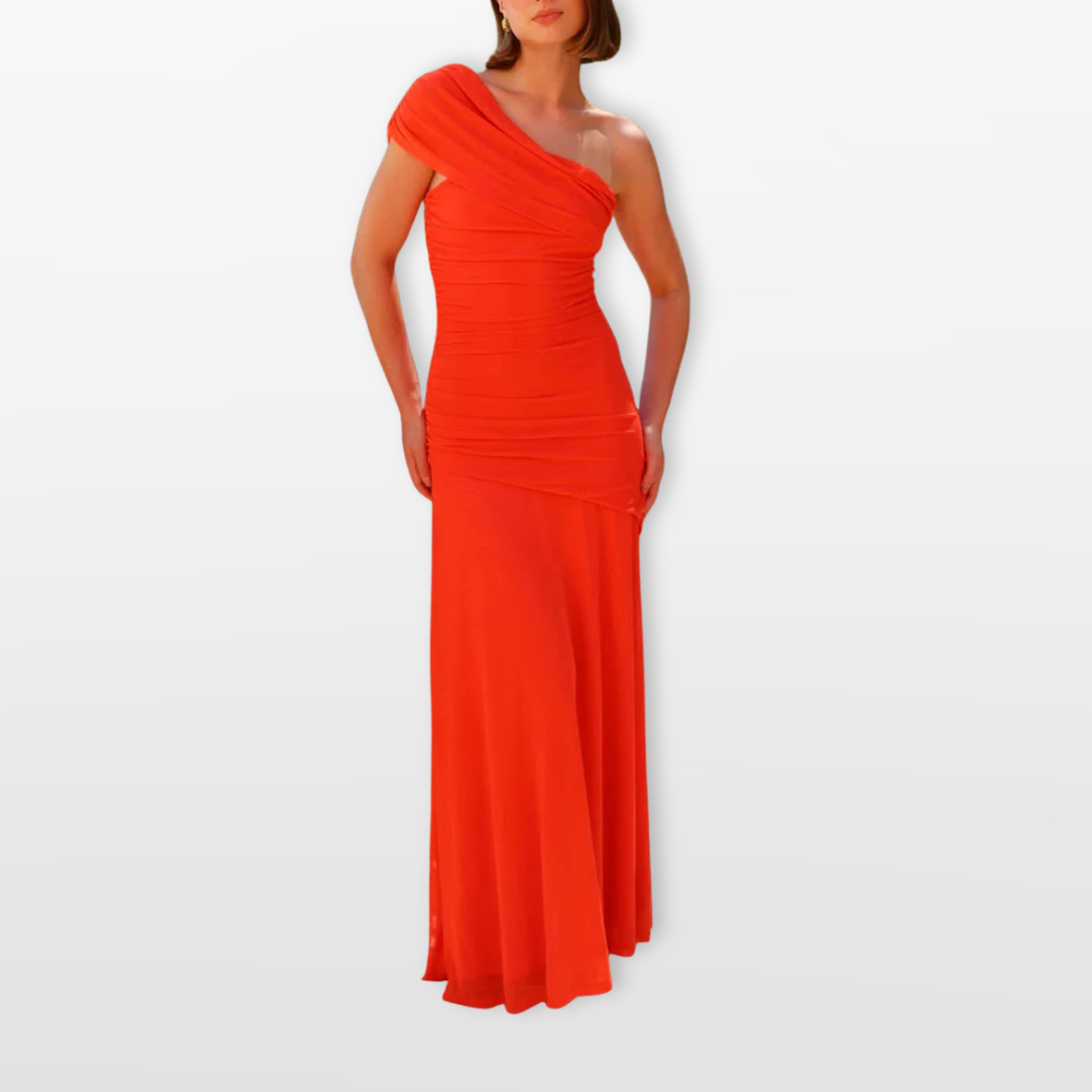 Women’s One Shoulder Maxi Dress Elegant