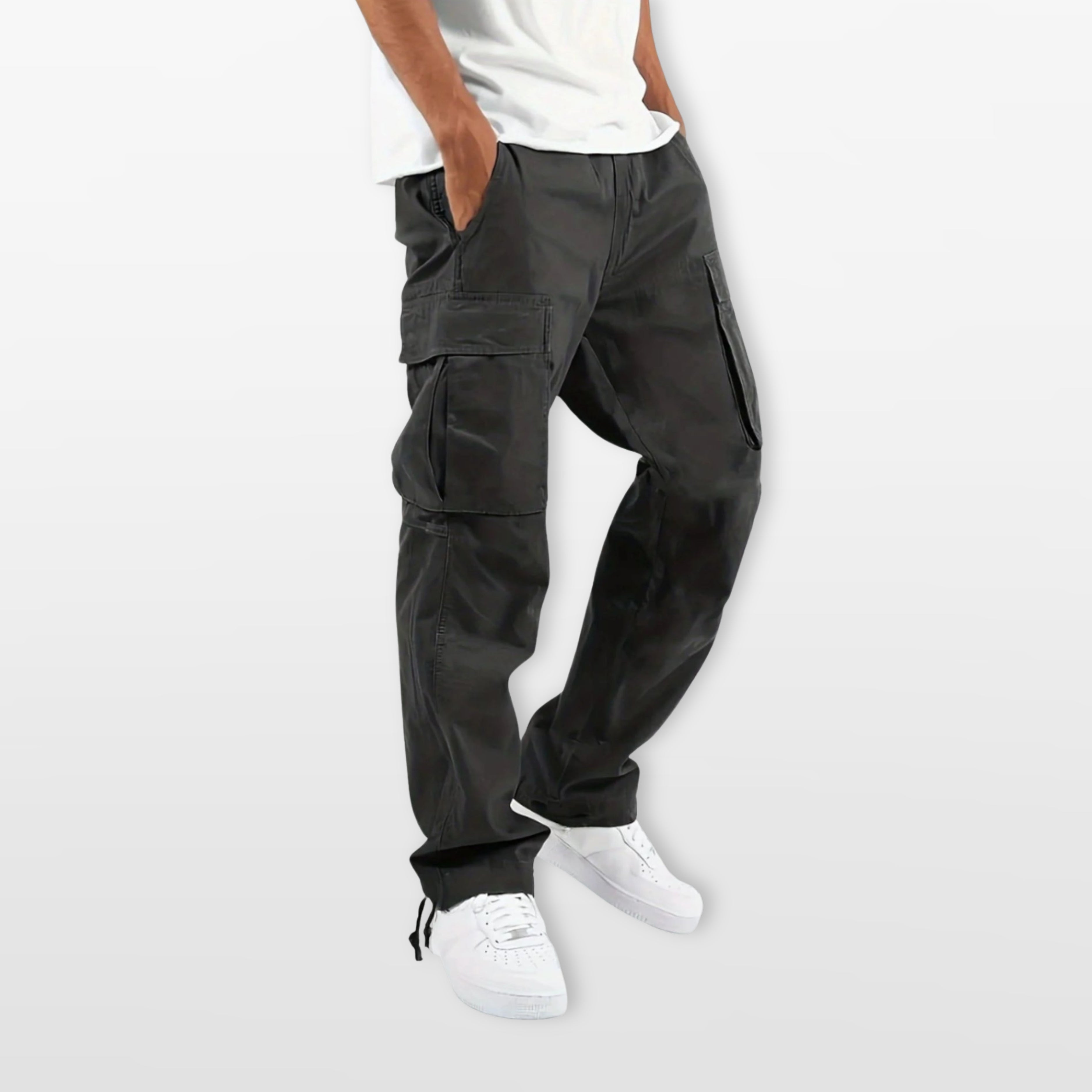 Men Relaxed Fit Cargo Pants