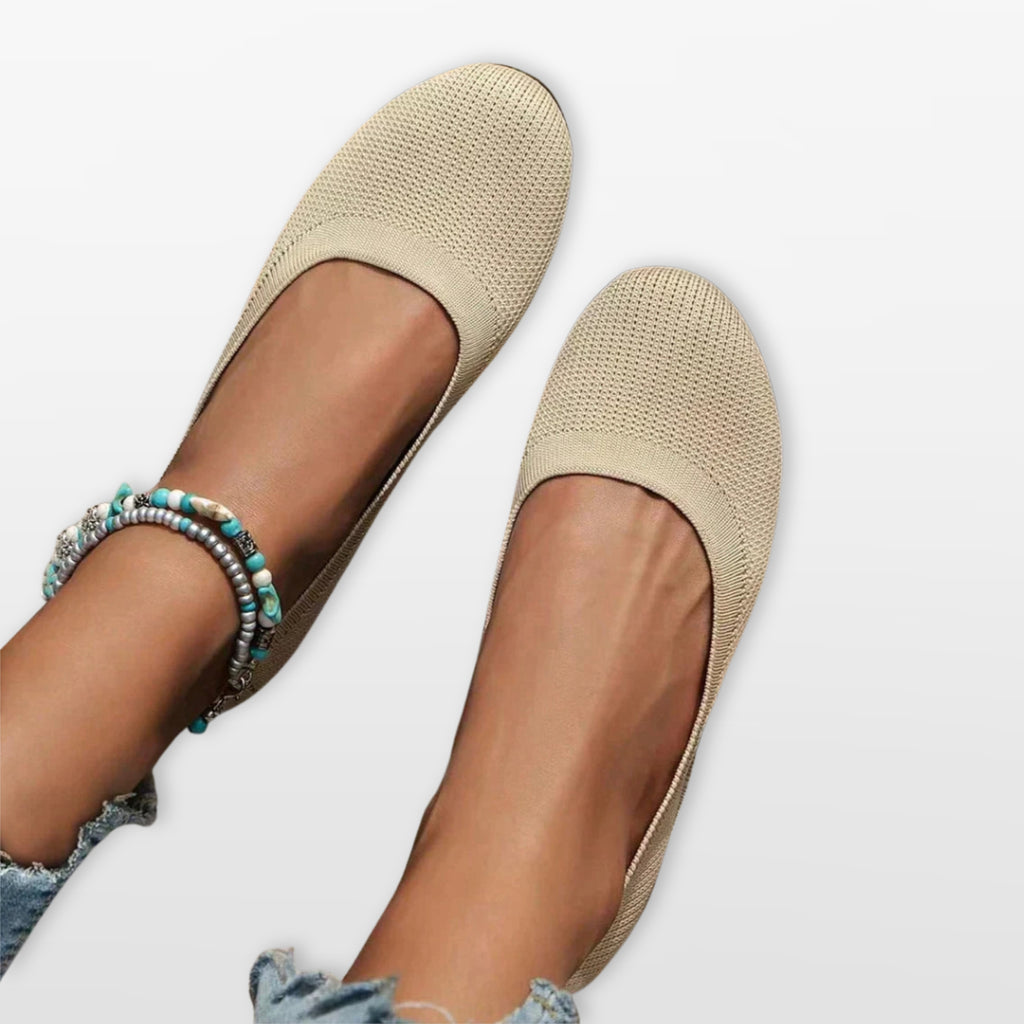 Women’s Knit Flats Lightweight Slip On Shoes