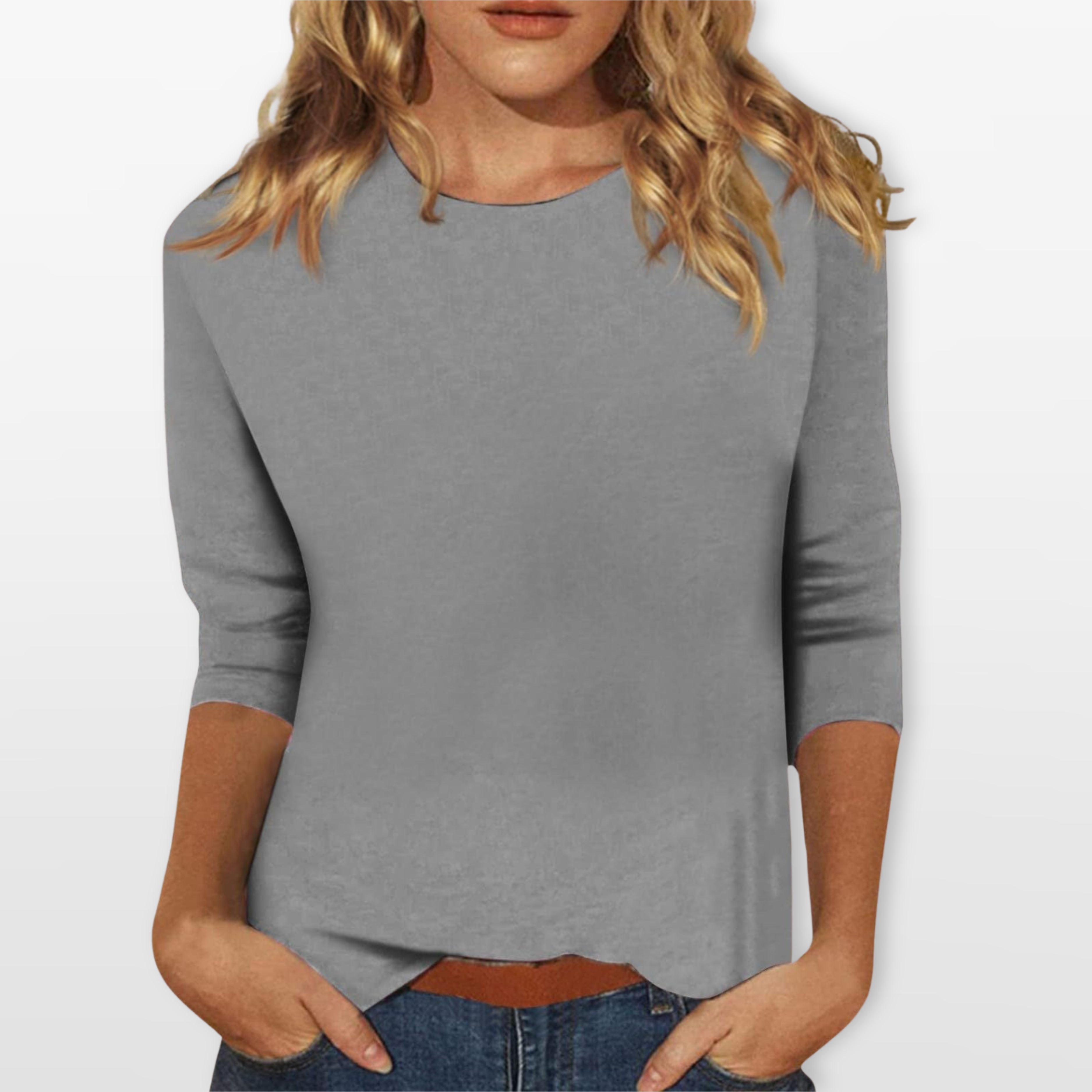 Women’s Casual Long Sleeve Top Relaxed Everyday Blouse