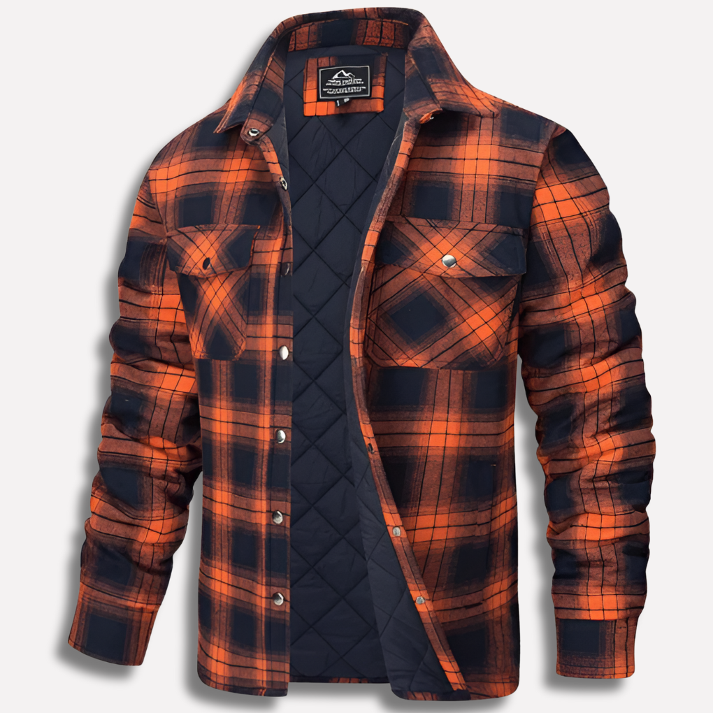 Men’s Plaid Shirt Jacket