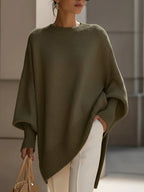 Women's Oversized Batwing Knit Sweater