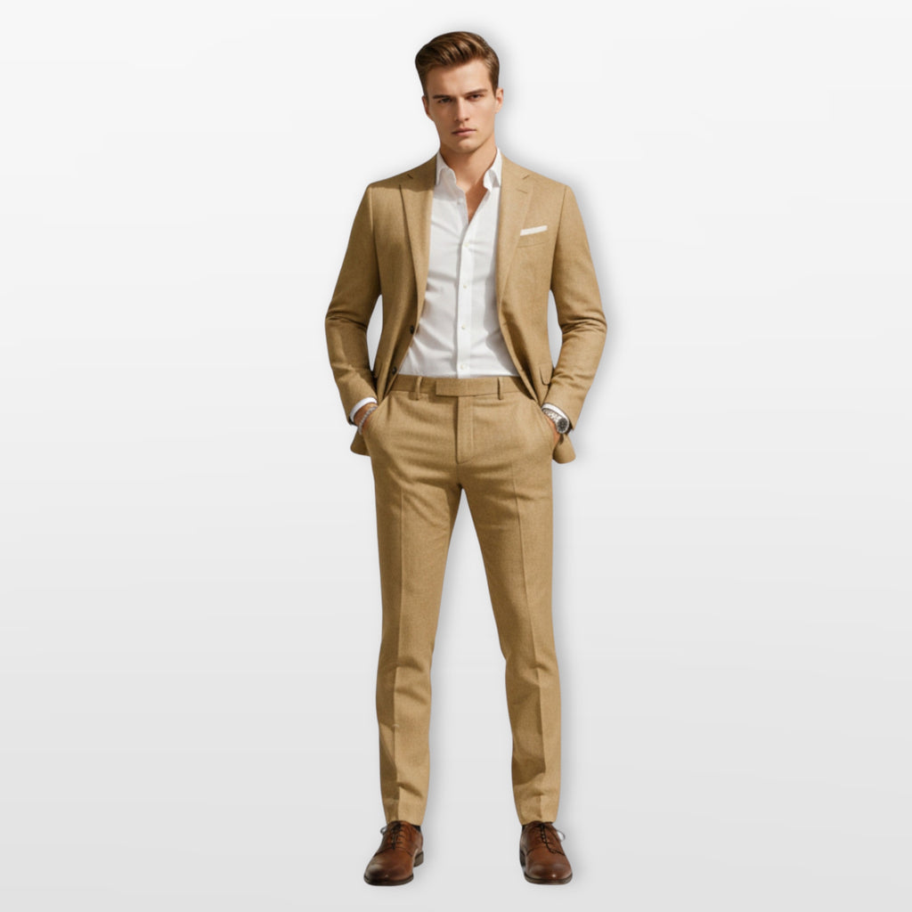 Men’s Slim Fit Suit Tailored Formal Set