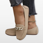 Women Orthopedic Chain Detail Loafers
