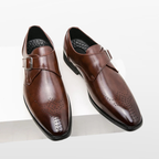 Men Classic Monk Strap Dress Shoes
