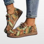 Women’s Patchwork Sneakers Colorful Platform Trainers
