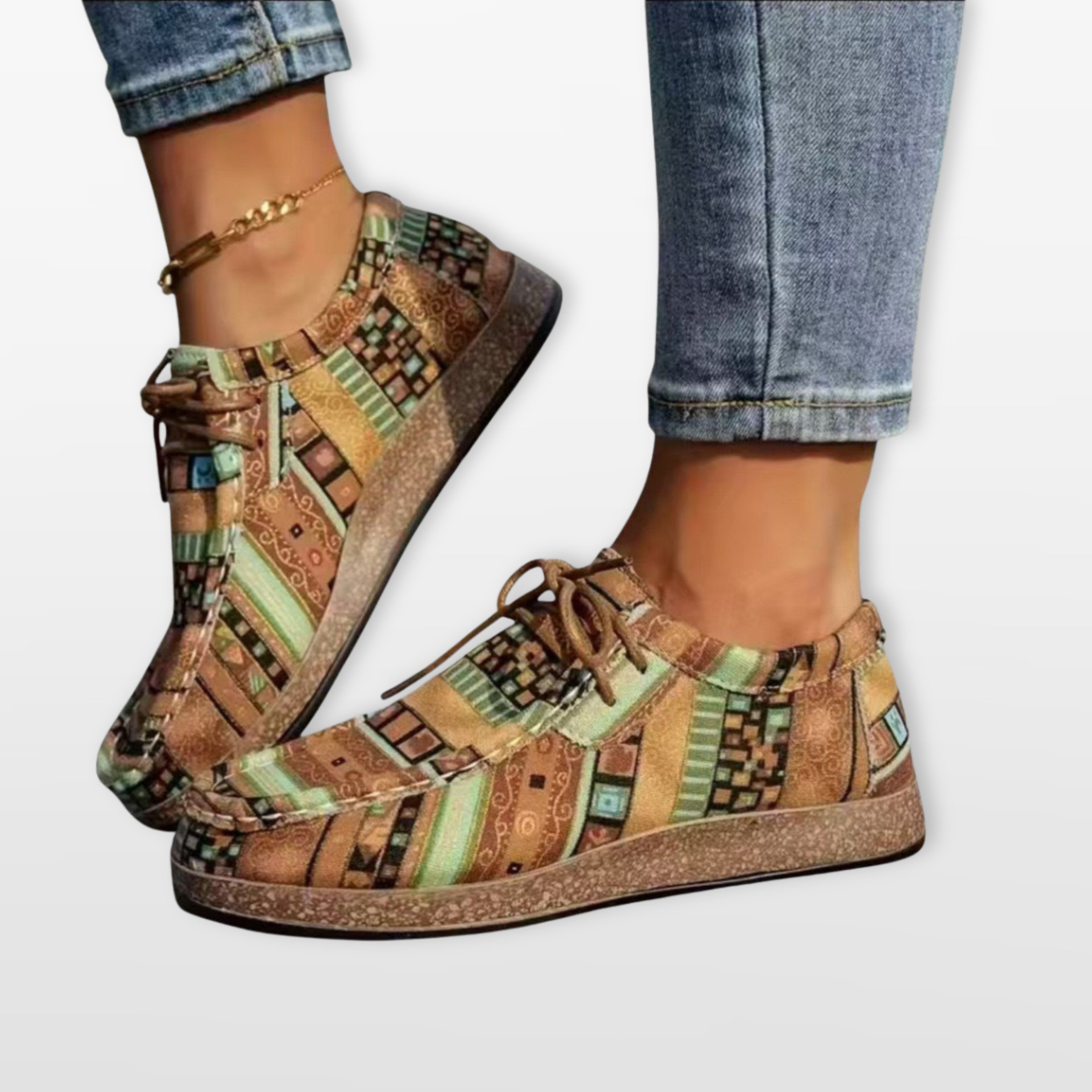 Women’s Patchwork Sneakers Colorful Platform Trainers