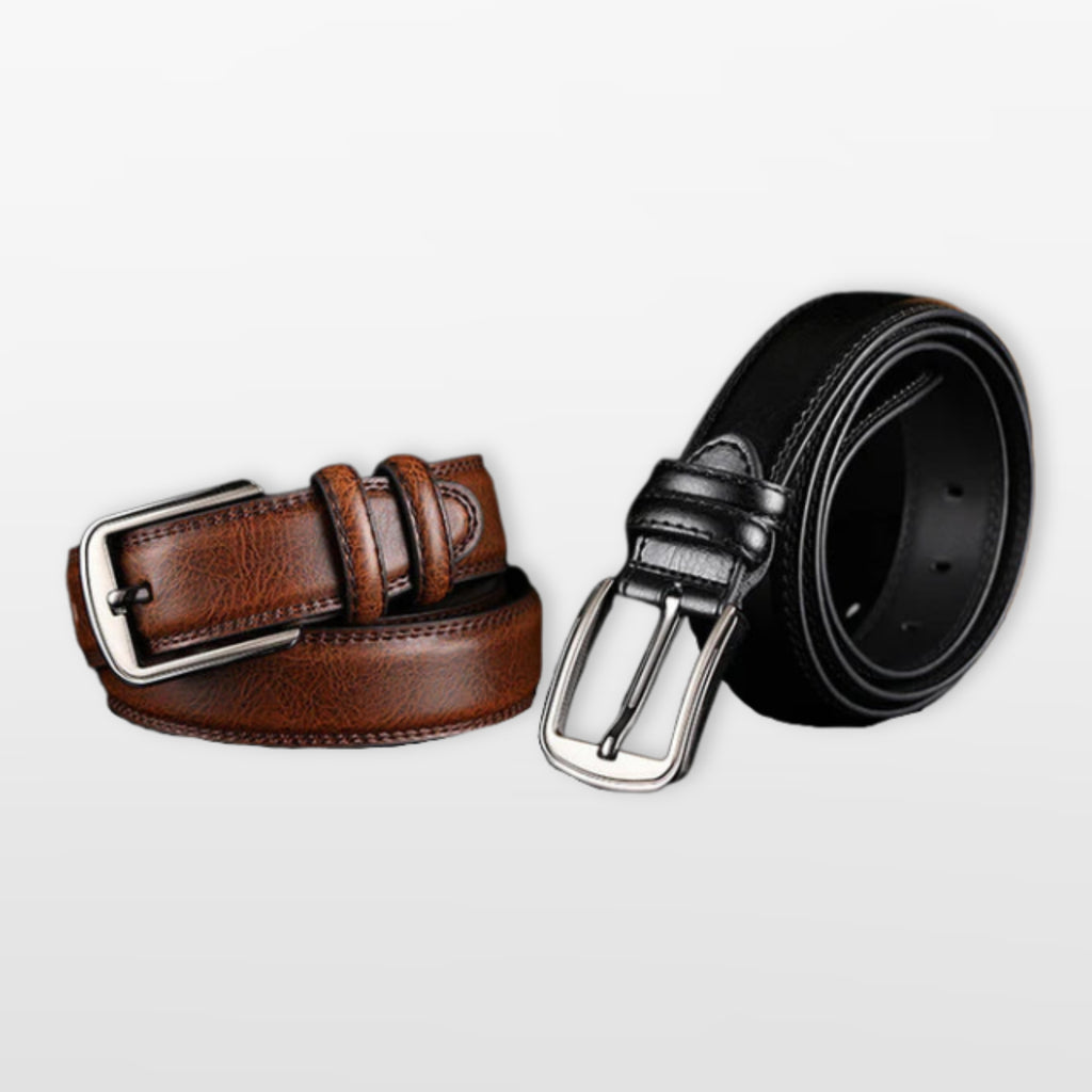 Men’s Leather Belt Classic Casual Buckle