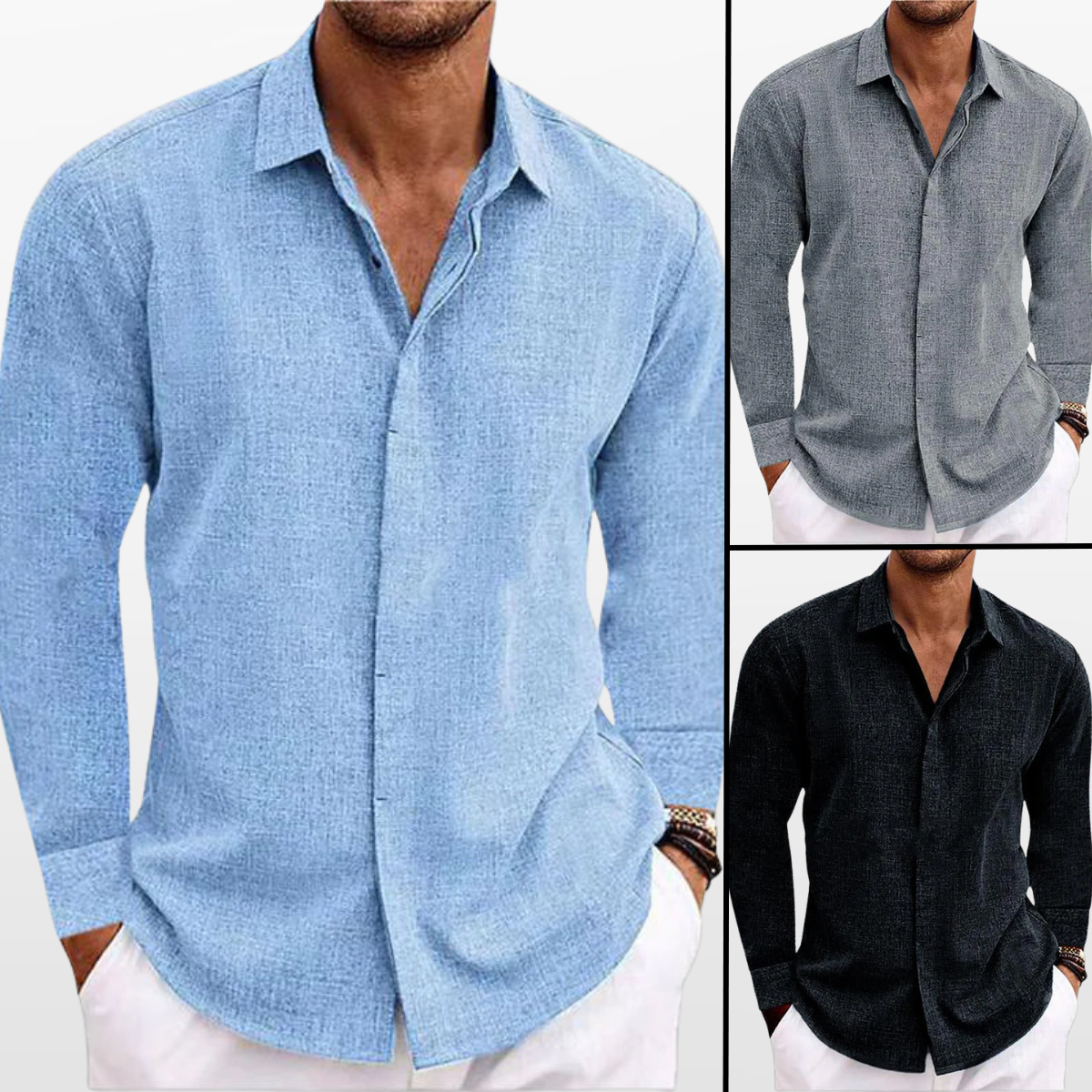 Men’s Casual Button Up Shirt