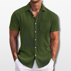 Men’s Textured Short Sleeve Shirt